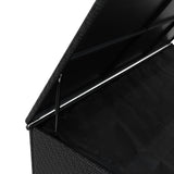 Rattan Storage Box 700L - Black - Like New