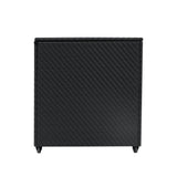 Rattan Storage Box 700L - Black - Like New