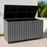 Rattan Storage Box 700L - Grey - Used - Very Good