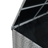 Rattan Storage Box 700L - Grey - Used - Very Good