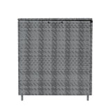 Rattan Storage Box 700L - Grey - Like New