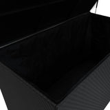 Rattan Storage Box 996L - Black - Used - Acceptable