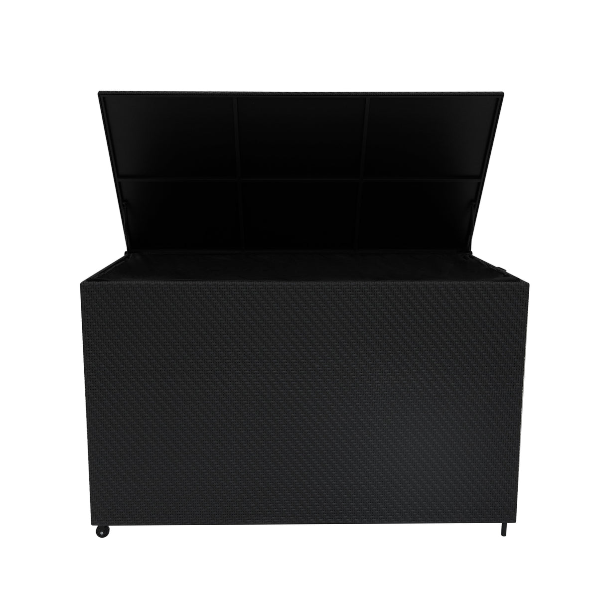 Rattan Storage Box 996L - Black - Used - Good