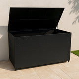 Rattan Storage Box 996L - Black - Like New