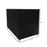 Rattan Storage Box 996L - Black - Like New