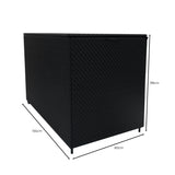 Rattan Storage Box 996L - Black - Used - Acceptable