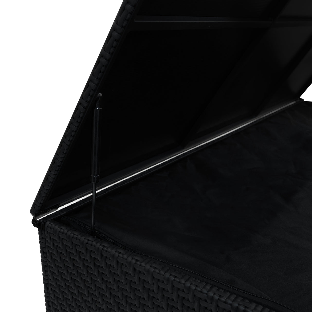 Rattan Storage Box 996L - Black - Used - Acceptable