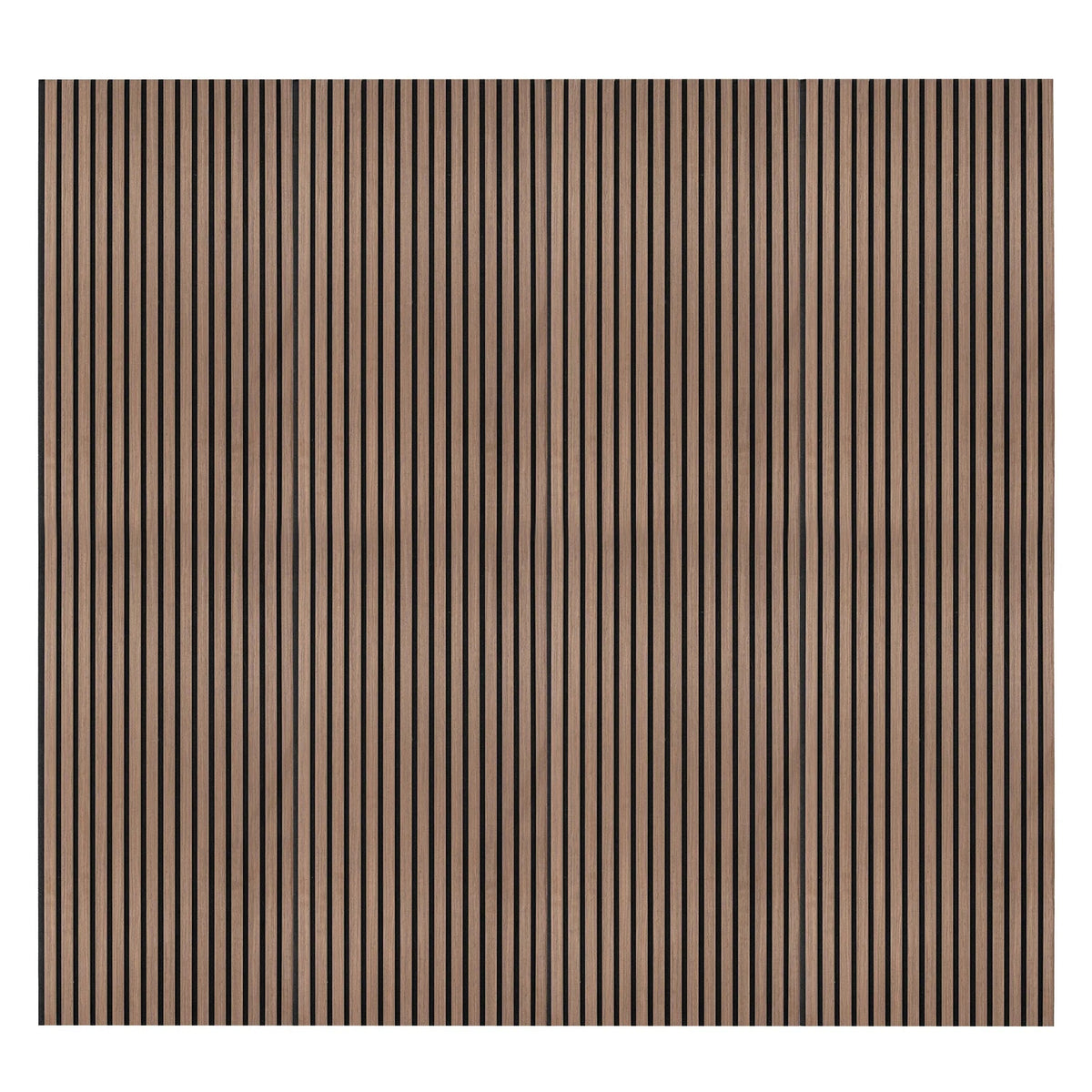 Acoustic Slat Wall Panels x 2 - Dark Walnut - Used - Acceptable