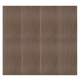 Acoustic Slat Wall Panels x 2 - Dark Walnut - Used - Acceptable