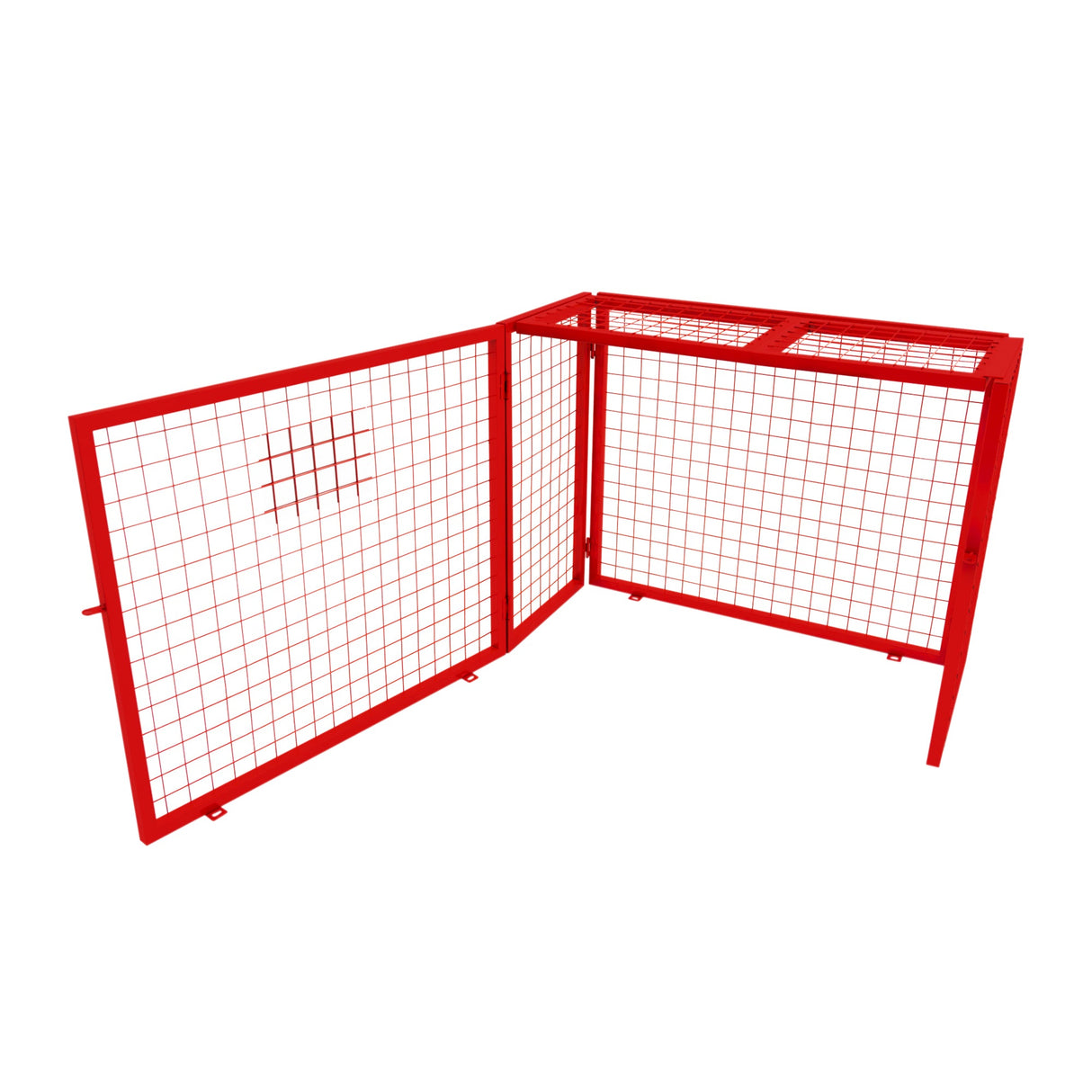 Red Gas Bottle Collapsible Mesh Cage - 92cm x 110cm x 50cm - Used - Good