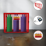 Red Gas Bottle Collapsible Mesh Cage - 92cm x 110cm x 50cm - Like New