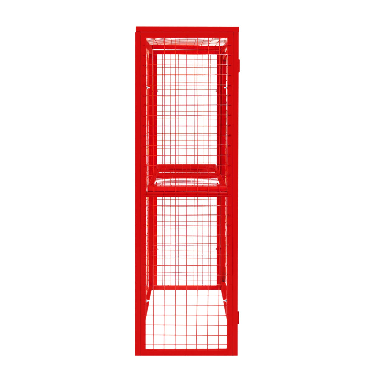 Red Gas Bottle Collapsible Mesh Cage – 181cm x 116cm x 57cm - Used - Very Good