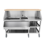 Mobile Cocktail Bar Station - Used - Acceptable