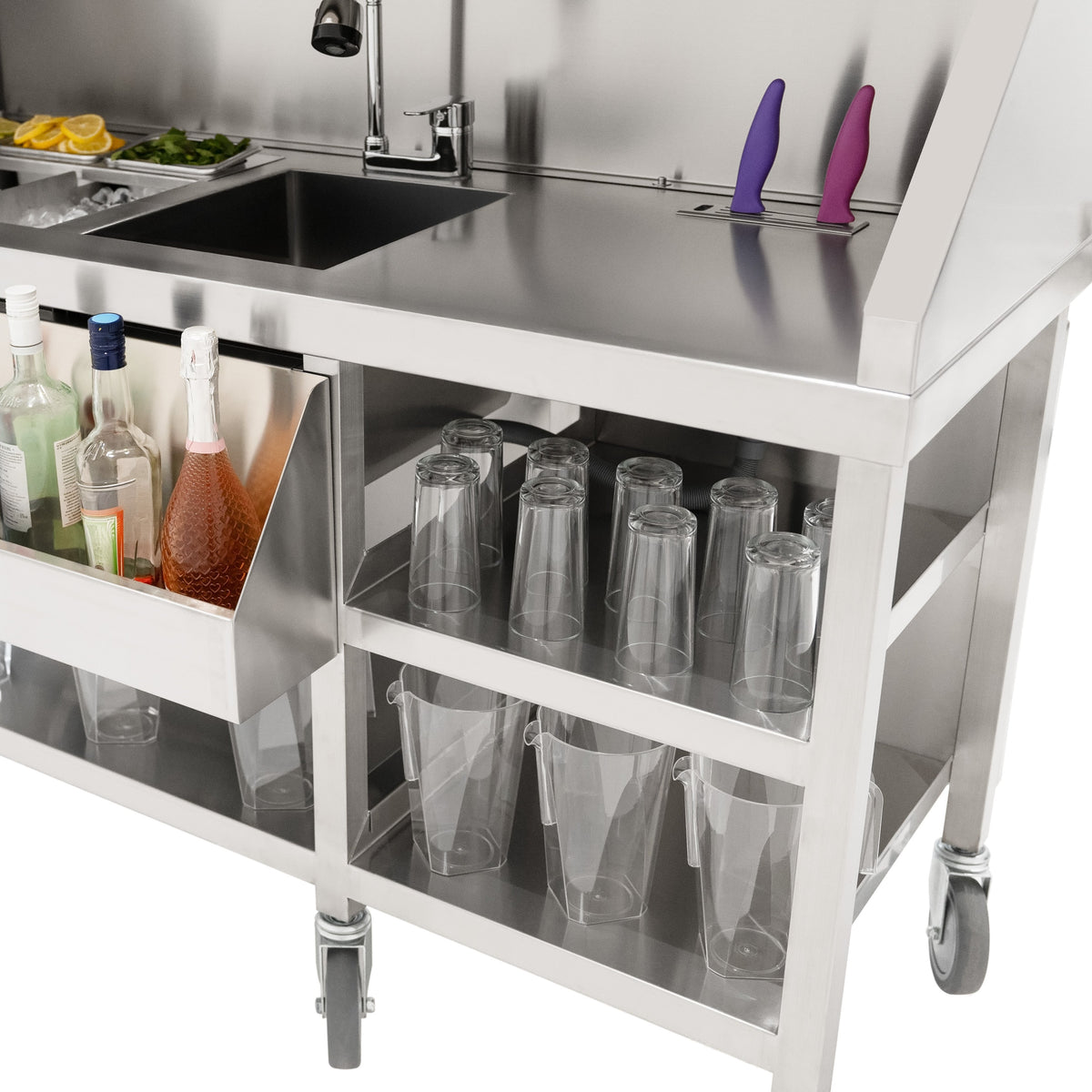 Mobile Cocktail Bar Station - Used - Good