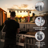 Mobile Cocktail Bar Station - Used - Acceptable