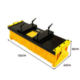 Forklift Sweeper Brush With Stands - Like New
