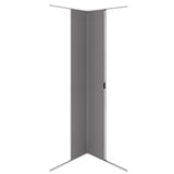 Tambour Shower Door – Silver - Like New