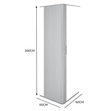 Tambour Shower Door – Silver - Like New