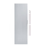 Tambour Shower Door – Silver - Like New