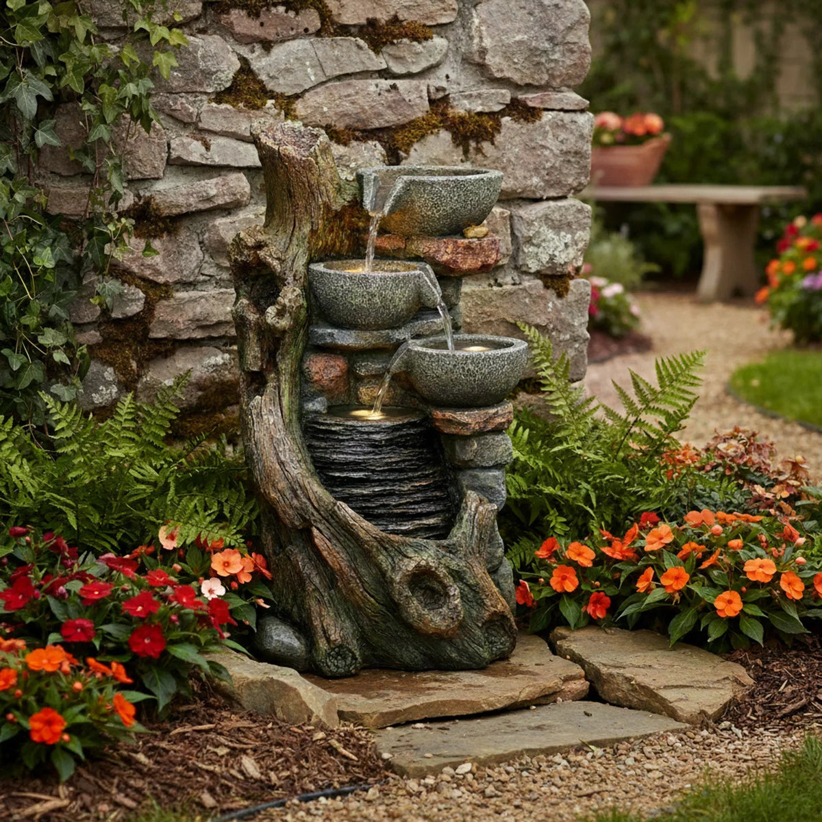 Electric Water Feature - Rustic Brook - Like New