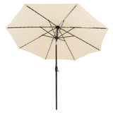 LED Tilt Parasol 2.7m – Cream - Like New