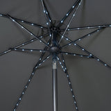 LED Tilt Parasol 2.7m – Grey - Like New