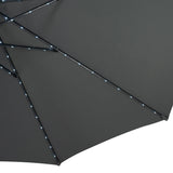 LED Tilt Parasol 2.7m – Grey - Used - Very Good