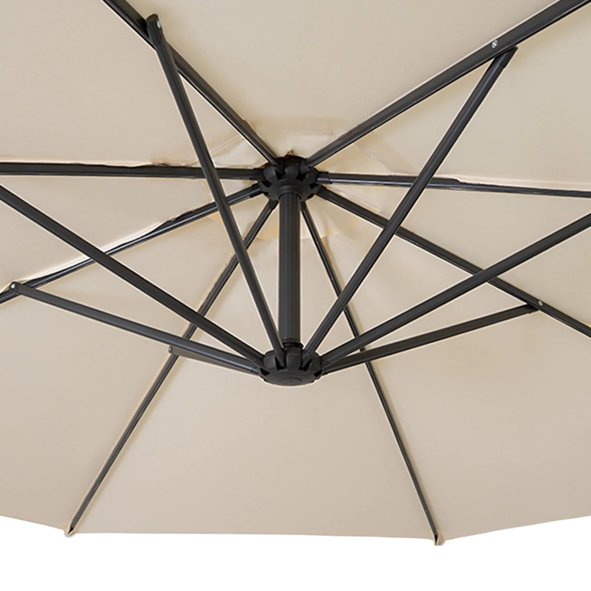 Cantilever Parasol 3m – Cream - Used - Acceptable