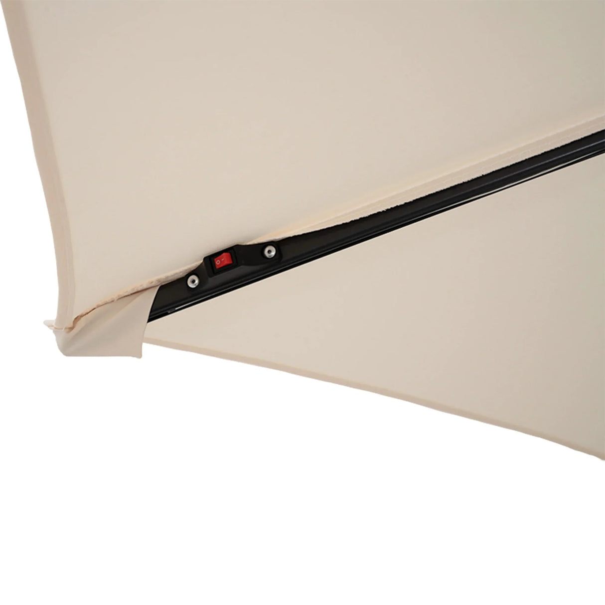 LED Cantilever Parasol 3m – Cream - Like New