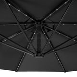 LED Cantilever Parasol 3m – Grey - Used - Very Good