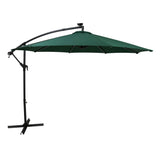 LED Cantilever Parasol 3m – Green - Used - Good