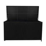Rattan Cushion Storage Box 700L - Black - Used - Acceptable