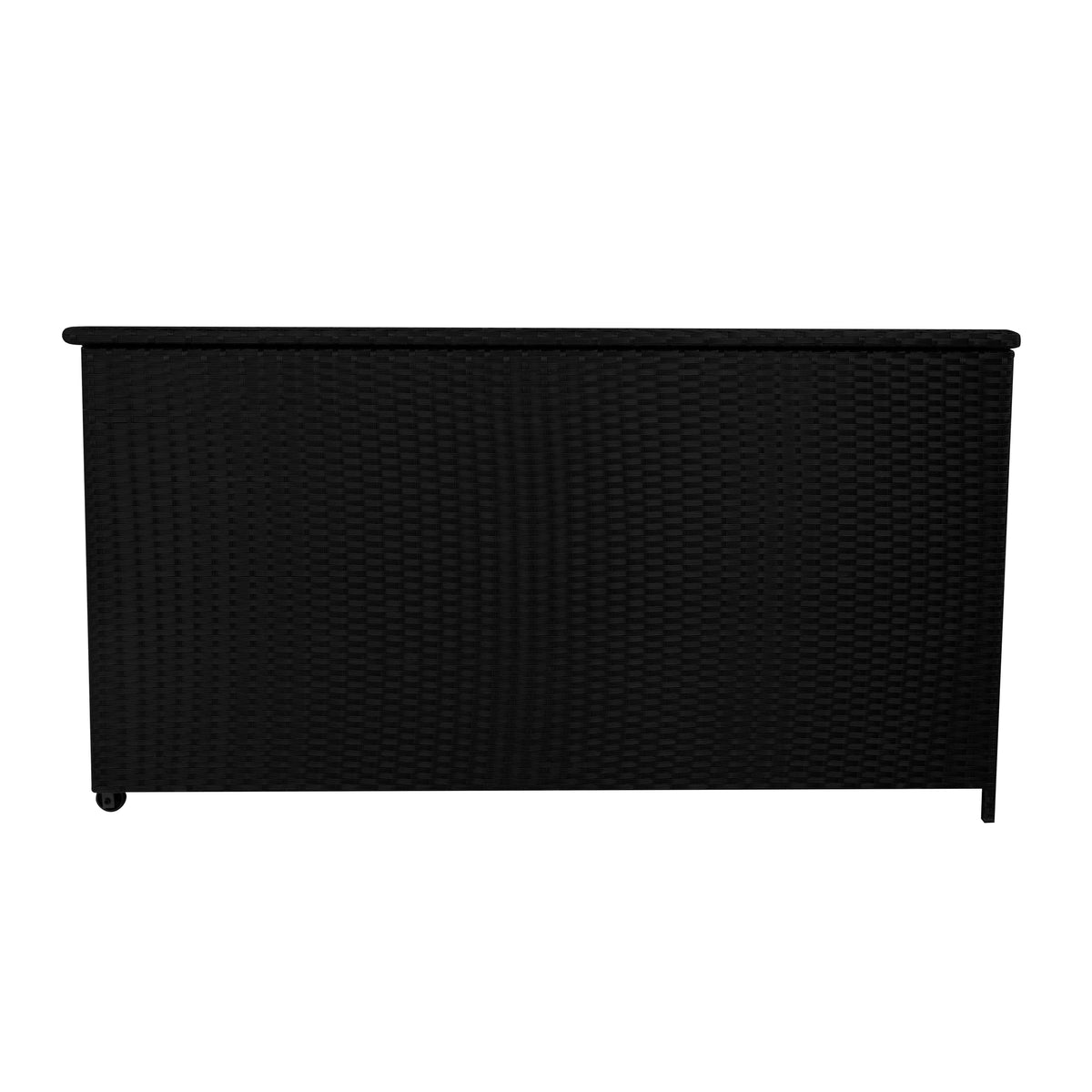 Rattan Cushion Storage Box 700L - Black - Like New