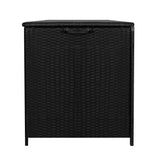 Rattan Cushion Storage Box 700L - Black - Used - Acceptable