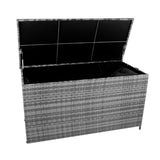Rattan Cushion Storage Box 700L - Grey - Used - Good