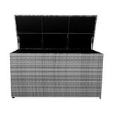 Rattan Cushion Storage Box 700L - Grey - Used - Very Good