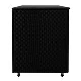 Rattan Cushion Storage Box 996L - Black - Used - Very Good