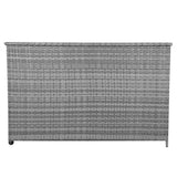 Rattan Cushion Storage Box 996L - Grey - Used - Acceptable