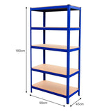 T-RAX Blue Racking Unit 90cm x 45cm x 182.5cm - Used - Very Good