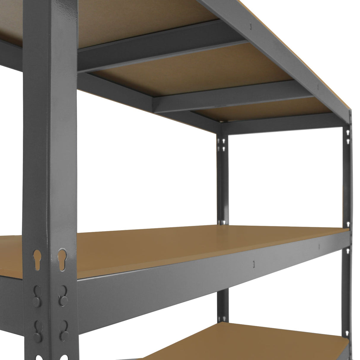 Monster Racking Q-Rax Heavy Duty Storage Shelving, 160cm W, 60cm D, Grey - Used - Acceptable