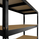 Monster Racking Q-Rax Heavy Duty Storage Shelving, 160cm W, 60cm D, Black - Used - Good