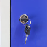 Metal Storage Lockers - Six Doors, Flatpacked, Blue - Used - Very Good