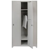 Metal Storage Lockers - Three Doors, Grey - Used - Good