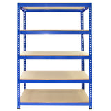 2 x T-RAX Blue Metal Racking Units 75cm x 150cm x 30cm - Used - Acceptable