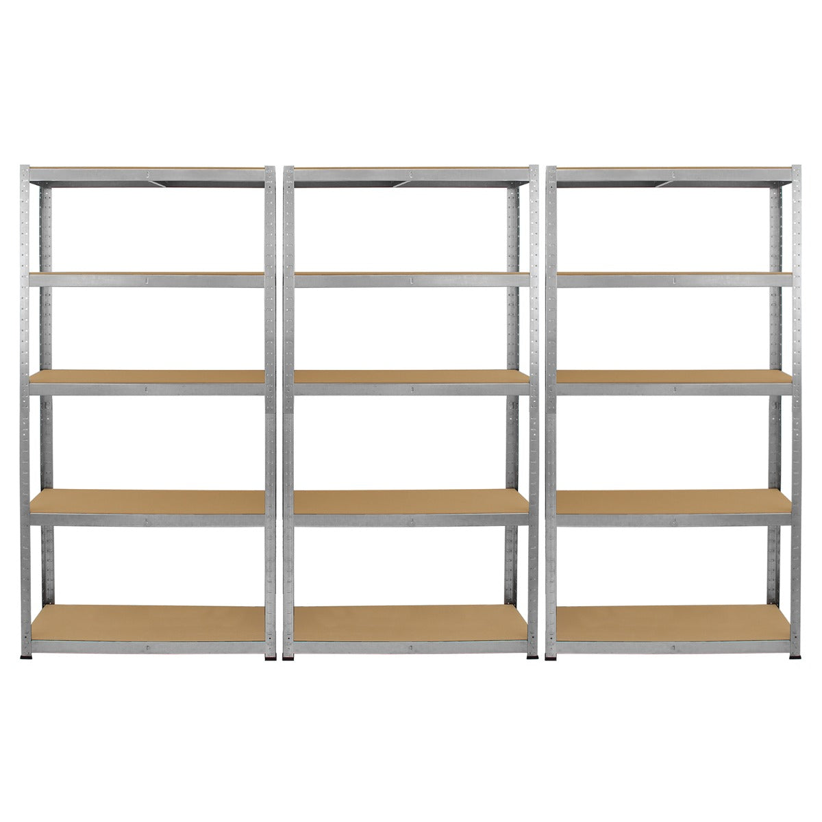 6 x GALWIX 90cm x 180cm x 30cm Galvanised Racking - Like New