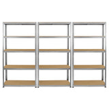 6 x GALWIX 90cm x 180cm x 30cm Galvanised Racking - Like New
