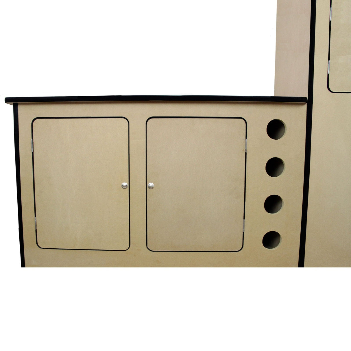 11sqm Black Van Lining & Glue With Camper Kitchen - Used - Good