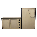 MDF Camper Van Kitchen Unit - Used - Acceptable