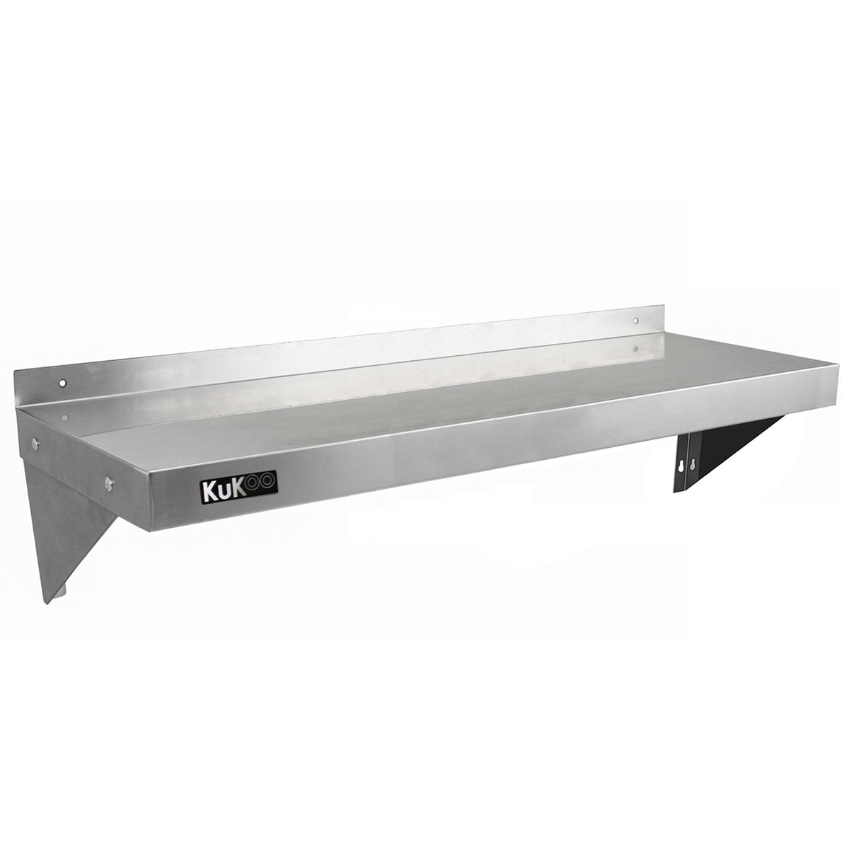 2 x KuKoo Stainless Steel Shelves 1250mm x 300mm - Like New