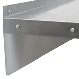 2 x KuKoo Stainless Steel Shelves 1250mm x 300mm - Like New